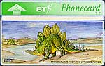 Stegosaurus Phonecard