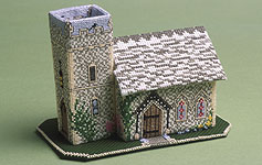 3D Cross Stitch Church